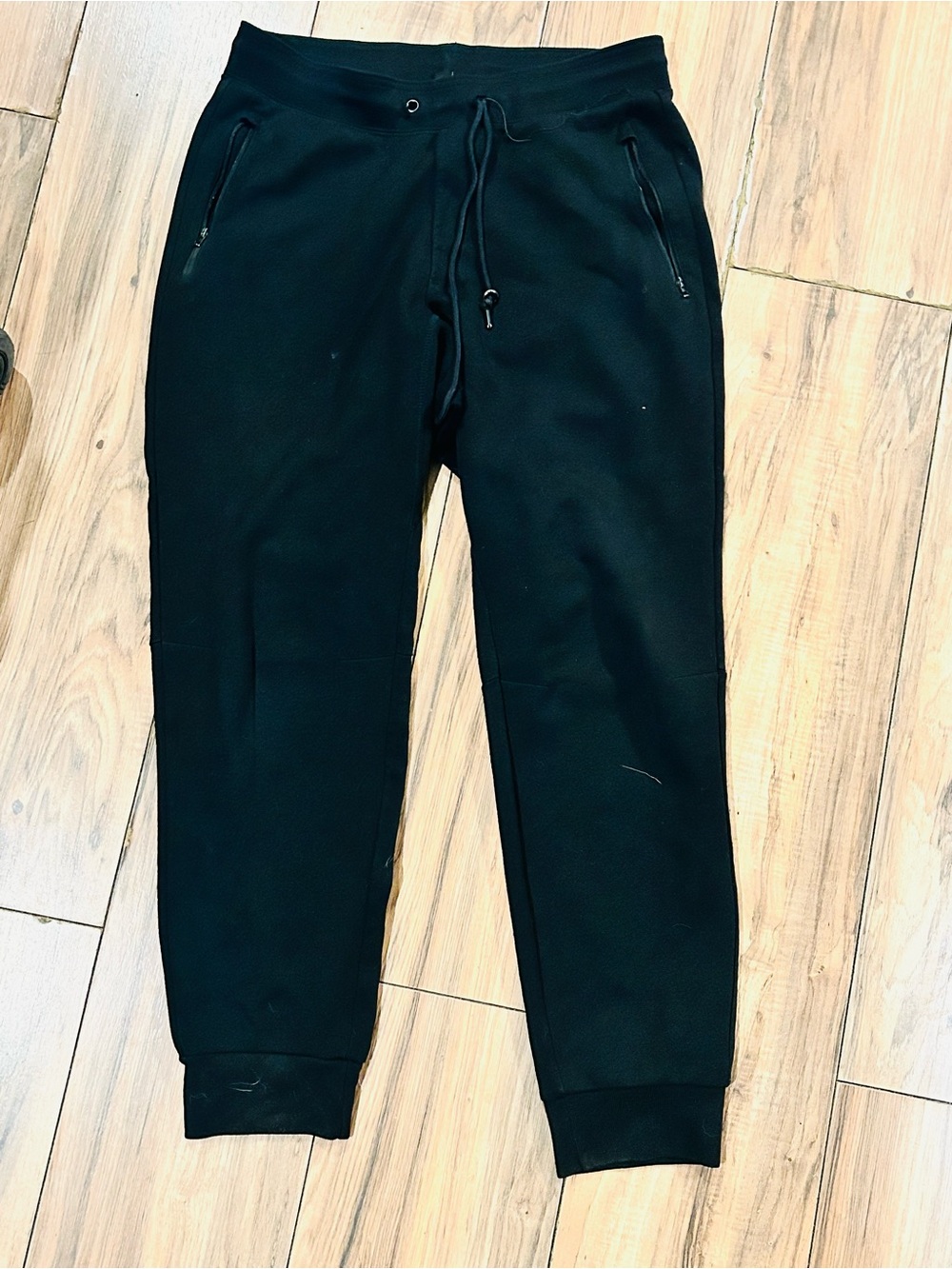 Uniqlo Black Slim Drawstring Jogger Sweatpants